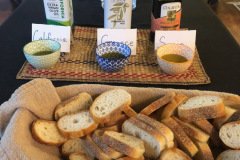 dip your bread and let the oil warm in your mouth