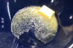 Make the roux for the bechamel sauce