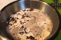 melt chocolate for tart