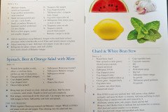 recipes for Toni's menu