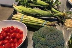 fresh veggies for pasta