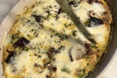 asparagus and shiitake mushroom frittata