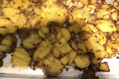 smashed Yukon Gold potatoes-you can never have enough!