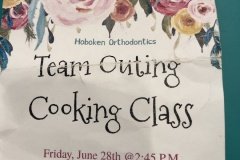 Hoboken Orthodontics invites the office to a vegan cooking class