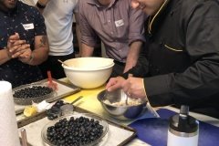 Vegan blueberry crumble