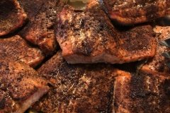 spiced up salmon for the pescatarians