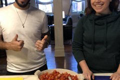 Javi and Marlene make tomato gratin