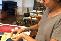separating eggs for tiramisu