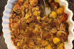 cherry tomato gratin