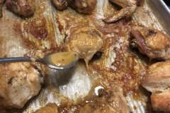 basting miso-honey chicken