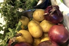 mise en place for Briam