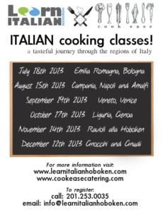 italian cooking lessions